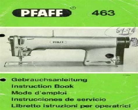 Pfaff 434 sewing machine instruction manual. - Querelle des anciens, des modernes et des postmodernes.