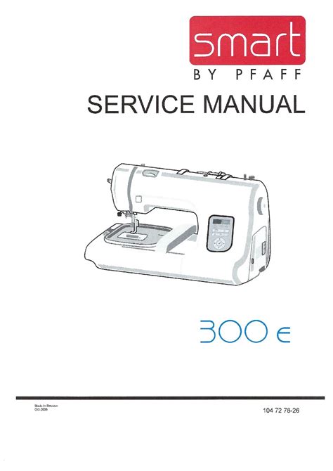 Pfaff smart sewing machine service manuals. - Komatsu wa350 1 wheel loader service shop repair manual.
