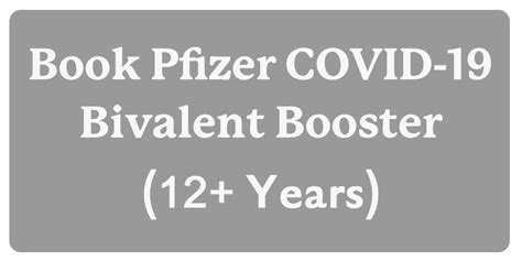 Pfizer Bivalent BA.4-5 booster 12 years + in Ingle Farm