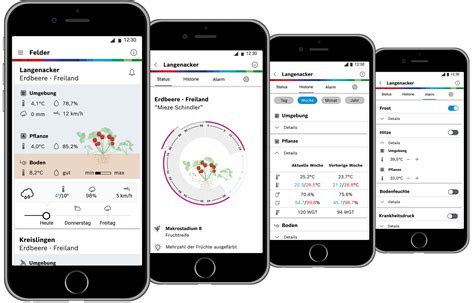 Pflanzenwachstums-App