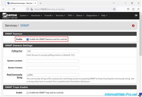 Pfsense snmp setup.  May 6, 2025 · You can enable SNMP from the pfSense web interface.  Feb ...