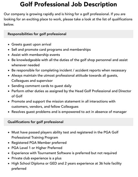 Pga Professional Jobs - 2024 Indeed.com