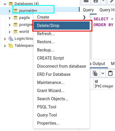 Pgadmin delete database.  Dropping a database might feel like a bittersweet goodbye, but it&rsquo;s ...