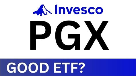 PGX is a well-diversified ETF that invests in preferred se