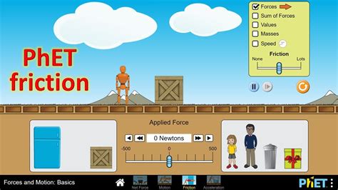 PhET Friction Sim Lab - YouTube