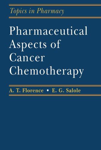 Pharmaceutical Aspects of Cancer Chemotherapy Topics in Pharmacy