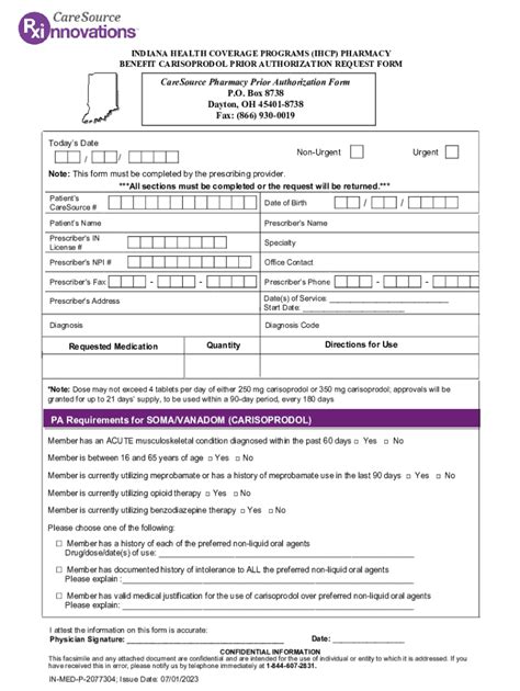 Pharmacy Prior Authorization Quick Reference Guide for Hoosier ...