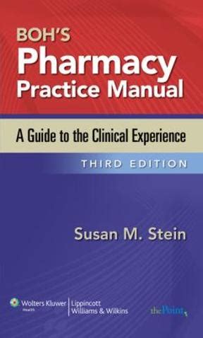 Pharmacy practice manual a guide to the clinical experience. - Titel wasserkrafttechnik handbuch autor john s.