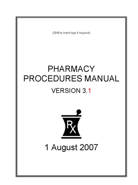 Pharmacy procedures manual ministry of health book. - Toter baum aus dem bannwald der demokratie.