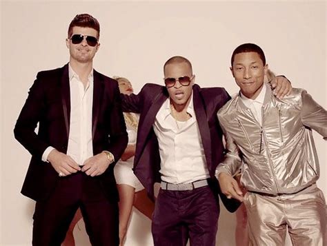 Pharrell williams blurred lines released