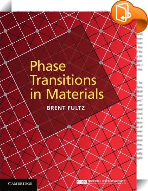 Download Phase Transitions In Materials By Brent Fultz