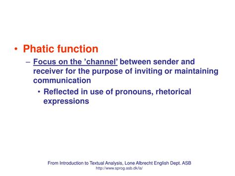 Phatic function