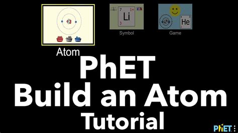 Phet Build an Atom (Tutorial) YouTube