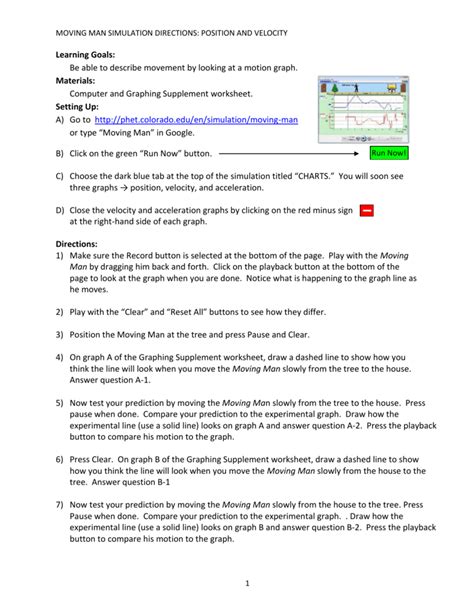 Phet Moving Man Worksheet Answer Key 17+ Pages Summary in Google Sheet