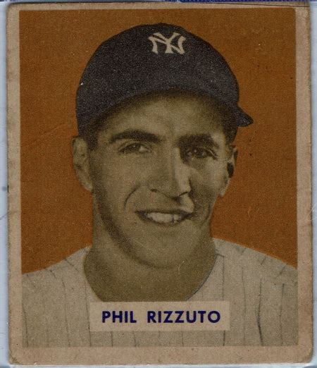 Phil "The Scooter" Rizzuto (HoF), AL MVP 1950, 5x All-Star, 7-time ...