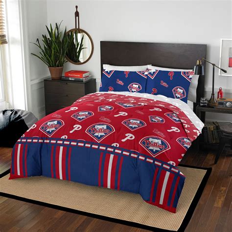 Philadelphia Phillies Queen Size Sheet Set by Kentex