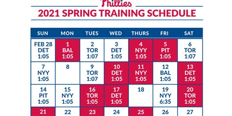 Philadelphia Phillies Release Revised 2024 Spring Training Schedule …