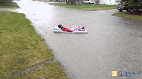 Philadelphia Residents Float Down the Highway and Swim in