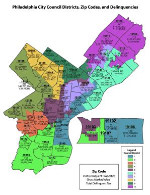 Philadelphia city council districts by zip code