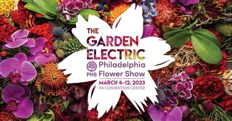 Get ready for the 2023 PHS Philadelphia Flower Show - The Garden Electric! Returning to the Pennsylvania Convention Center from March 4 -12, tickets are on s.... 