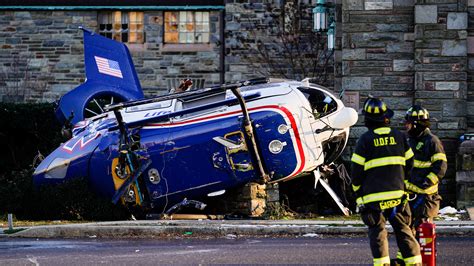 Philadelphia news helicopter crashes, killing two aboard