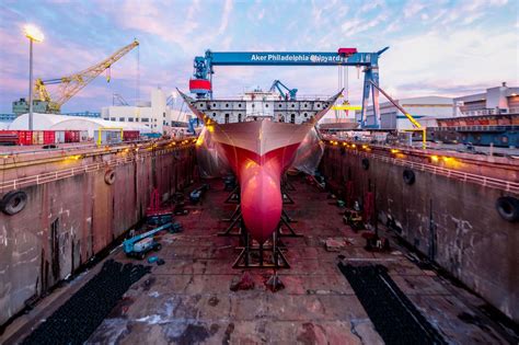 Philadelphia shipyard. Located on the US East Coast, the Port of Philadelphia offers complete seaport shipping facilities and services. An international free trade zone, we provide excellent cargo and container access by rail, road and sea. 