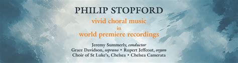 Philip Stopford (composer) - Buy recordings Presto Music