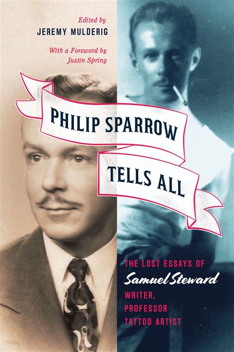 Philip sparrow tells all lost essays by samuel steward writer. - Stack on elite gun safe manual.