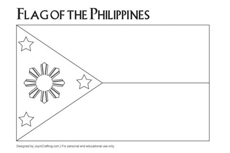 Philippine Flag Coloring