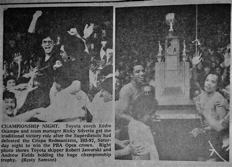 Philippine Sports History: Last Hurrah for Crispa-Toyota PBA rivalry