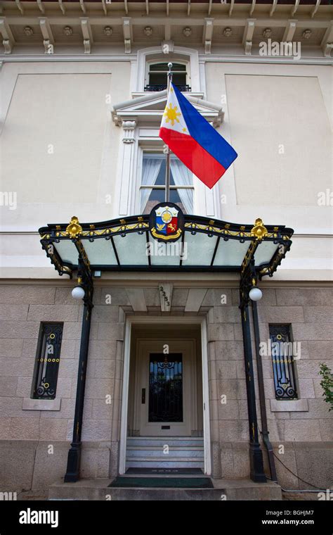 Philippine embassy in washington d.c.. Address: Bataan street, corner 1600 Massachusetts Ave., NW Washington, D.C. 20036 USA Phone: 202 467 9300 (trunkline) Office Hours: Mon-Fri: 9:00 am – 5:00 pm 