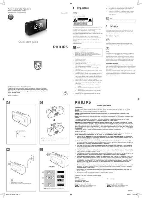 Philips : Owner manual