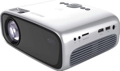 Philips - NeoPix Easy 2+, True HD projector with built-in Media Player …