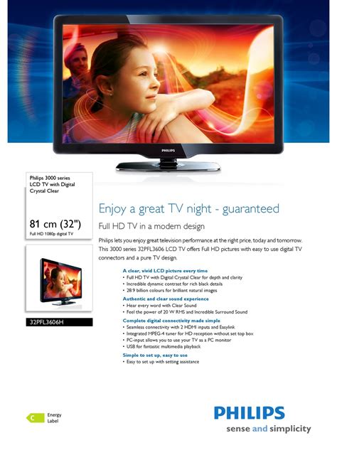 Philips 32 lcd tv 32pfl3606 manual. - Community college math placement test study guide.