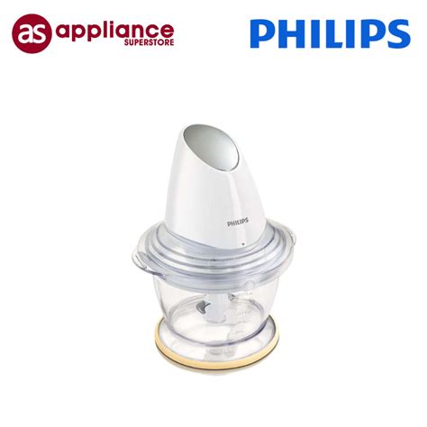 Philips HR1396/56 elektrisk minihackare 1 l 400 W Silver, Vit