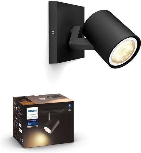 Philips Hue - Runner Hue spot single Black - White Ambiance