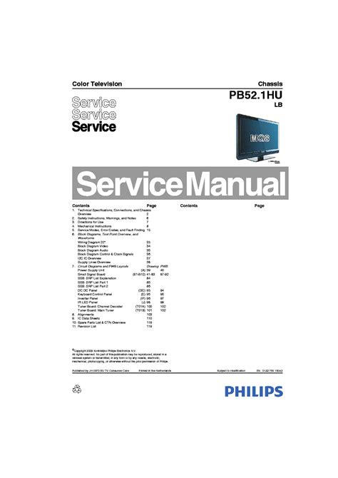 Philips chassis pb52 1hu tv service manual. - Ricoh aficio mp c6000 user manual.