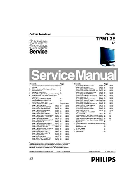 Philips chassis tpm1 3e tv service manual. - Usace em 385 1 1 safety manual.