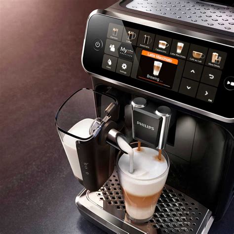 Philips coffee machine 5400. Buy Philips Series 5400 Kaffeevollautomat – LatteGo Milchsystem, 12 Kaffeespezialitäten, Intuitives Display, 4 Benutzerprofile, Schwarz (EP5441/50) online on Amazon.eg at best prices. Fast and Free Shipping Free Returns Cash on Delivery available on eligible purchase. 