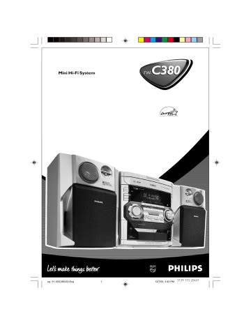 Philips fw c380 mini system servicehandbuch. - Nissan altima full service repair manual 2004.