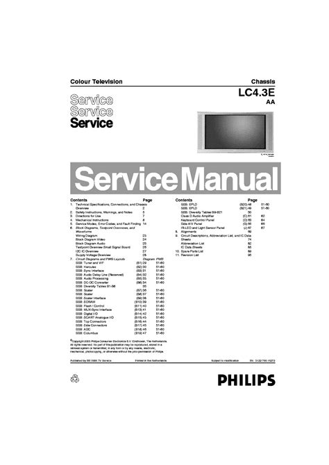 Philips lc4 3e aa chassis lcd tv service manual download. - Greenbergs guide to gilbert erector sets vol 2 1933 1962.