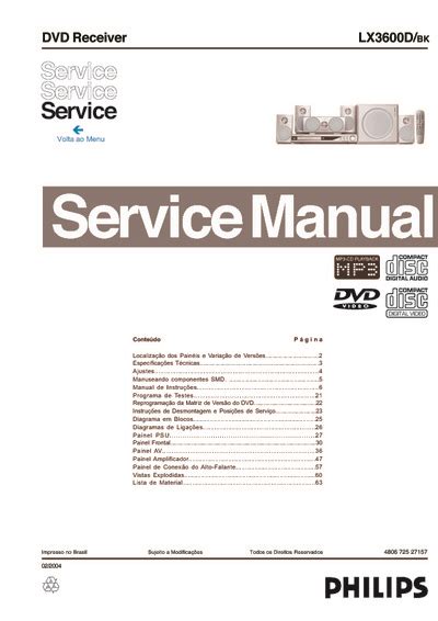 Philips lx3600d dvd receiver service manual download. - Collins wild flower guide by david streeter.