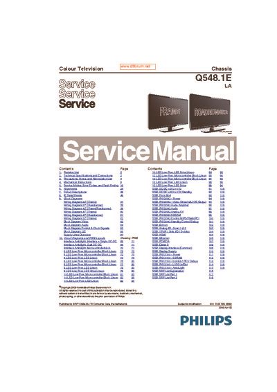 Philips q548 1e fernseher service handbuch. - Studi in memoria di vittorio bachelet..