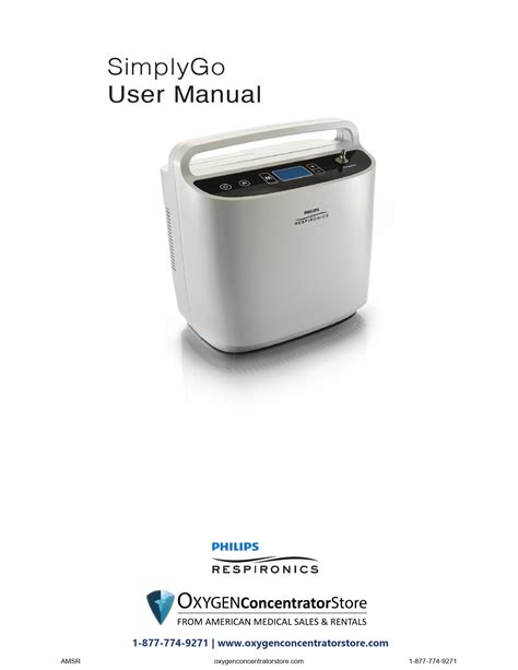 Philips respironics simplygo error codes.  Consult the user manual for de...
