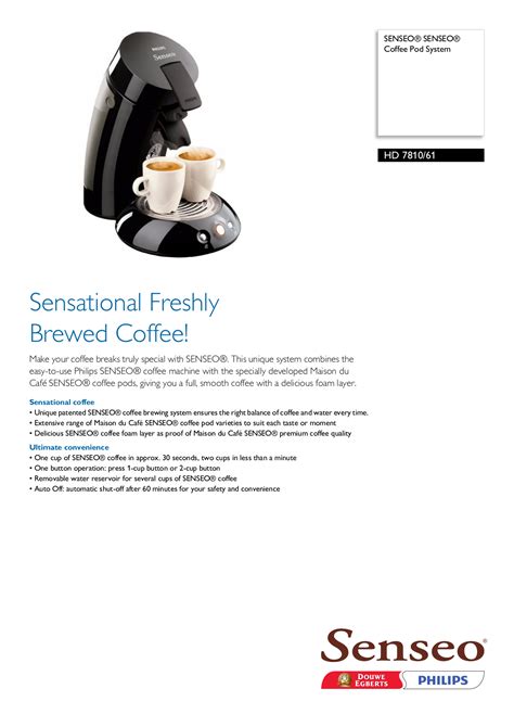 Philips senseo coffee maker instruction manual. - Evocações e interpretações de gilberto freyre.