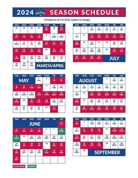 Phillies 2024 Schedule Printable