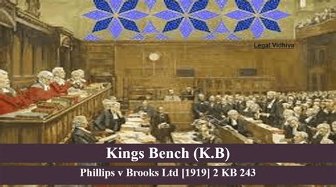 Phillips v Brooks Ltd — Wikipedia Republished // WIKI 2