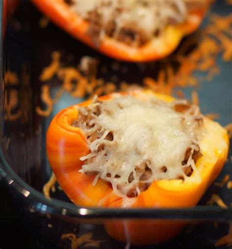 Philly Cheesesteak Stuffed Bell Peppers - Carne Diem