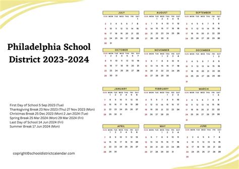 Philly School District Calendar 2024 - Schoolcalendars.net