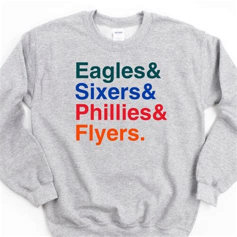 Philly Sports Teams Sweatshirt - Etsy